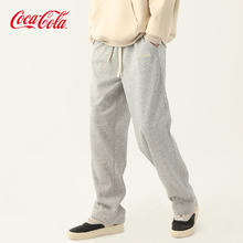 百亿补贴：Coca-Cola 可口可乐 夜光发泡休闲裤新款运动裤直筒宽松 百搭裤子