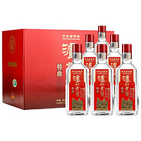 泸州老窖 特曲三两三 浓香型白酒 52度165ml*6瓶 整箱礼盒装 (自饮送礼)