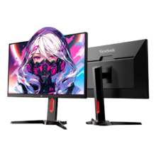 plus会员:优派27英寸 LGD NanoIPS 2K高清 电竞显示器 180hz超频 1ms 低蓝光 HDR400外接显示屏 旋转升降VX2758