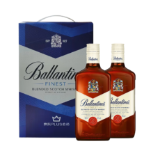 Ballantine`s 百龄坛 特醇 威士忌 PLUS会员联名款 500ml*2瓶 礼盒装