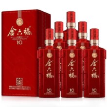 金六福酒 六福呈祥 50.8度 浓香风格 500ml*6 整箱(含礼袋) 中秋送礼