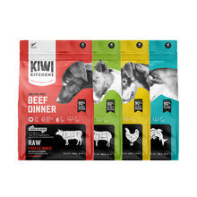 值选：KIWI KITCHENS 新西兰进口犬粮 鸡鱼牛肉冻干粮 1.8kg