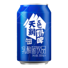 天润 奶啤乳酸菌风味牛奶饮品 300ml*12罐礼盒装