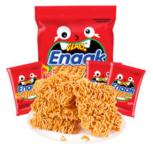 GEMEZ Enaak 进口印尼GEMEZ烧烤味小鸡干脆干吃面30g*3包网红休闲膨化零食小吃