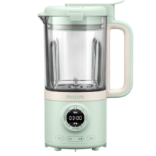 飞利浦（PHILIPS）破壁机 家用迷你免过滤豆浆机 降噪低音多功能料理机 生榨汁机搅拌婴儿辅食机多功能养生榨汁机 养生破壁二合一 HR2037/50 绿色款