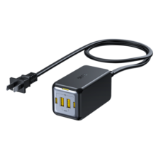Aohi奥海氮化镓桌面充电器120W 多接口功能快充头USB/Type-C插座 适用苹果14/13手机macbook笔记本充电