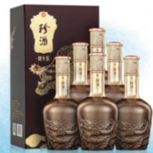 预售：珍酒 珍十五 龙年珍藏版 53度 酱香型白酒 500ml*6瓶