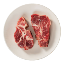 小牛纪 澳洲安格斯牛谷饲原切满肉牛脖骨1kg*6件