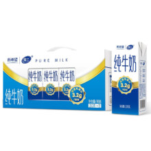 PLUS会员：新希望 云南高原纯牛奶200g*12盒 *4件