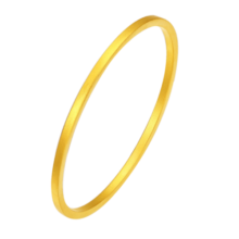 中国黄金（CHINA GOLD）足金999古法小方镯时尚百搭七夕情人节生日礼物送女友老婆 56圈口 约15.2g