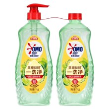 奥妙 大桶酵素餐具净 洗洁精 橙花小青柑 1kg*2瓶（1泵+1补）+金纺*4+洗洁精500g