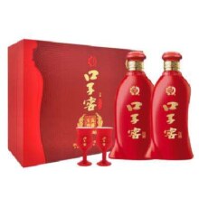 预售：口子窖 六年型 52度 兼香型白酒 450ml*2瓶 礼盒装