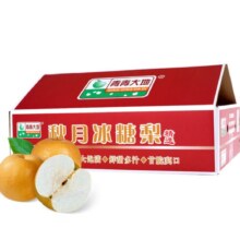 Plus会员：Mr.Seafood 京鲜生 青青大地月梨4.5斤 6-9个梨子 中秋礼盒
