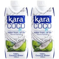 印尼原装进口！KARA 椰子水330ml*2瓶
