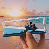 kavar 米良品 创意游轮流体漂流瓶桌面摆件