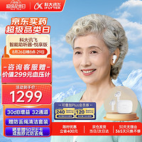 iFLYTEK 科大讯飞 悦享版HB-01 耳内式助听器32通道 白色 关爱家人听力健康！