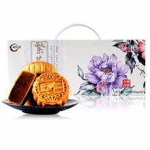 京东PLUS：阿尔发 繁花似锦 广式月饼 6饼6味 360g