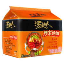 概率券、plus会员：统一 汤达人 罗宋汤面 128g*5装 五连包元气高汤方便速食