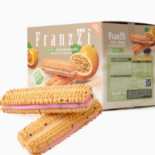 Franzzi 法丽兹抹茶巧克力味夹心曲奇378g/箱