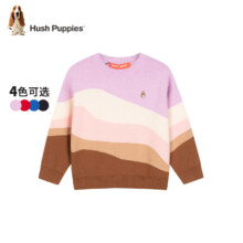 PLUS会员：暇步士（Hush Puppies）大童秋季新款柔软舒适时尚百搭线衣 任选2件