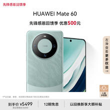 HUAWEI 华为 Mate 60 手机 12GB+512GB 雅川青
