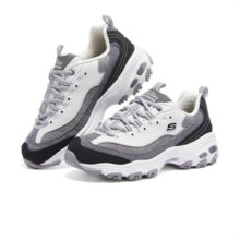 PLUS会员：SKECHERS 斯凯奇 D'Lites 女子休闲运动鞋 149906/BKGY?