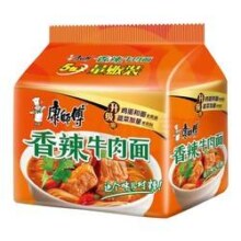 康师傅 香辣牛肉面81g*5袋