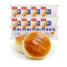 【包邮】桃李酵母面包牛奶蛋羹味营养早餐出游下午茶零食600g/箱