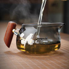 Quandu 全度 实木把手鹰嘴分茶器公道杯