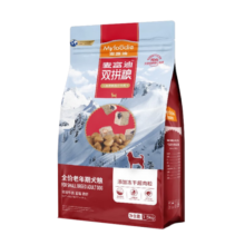 麦富迪 冻干狗粮 超肉粒冻干双拼粮 通用型老年犬1.5kg