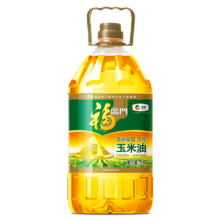 再降价、PLUS会员：福临门 食用油 非转基因压榨一级黄金产地玉米胚芽油5L（富含植物甾醇）
