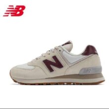 27日20点：NEW BALANCE NB574 官方休闲鞋女鞋复古舒适轻便 WL574RCF运动鞋 米白色