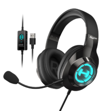 漫步者（EDIFIER）HECATE G2pro USB7.1声道 深渊灯 游戏耳机 头戴式 带线控 黑色