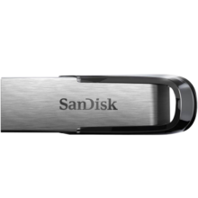 闪迪（SanDisk） u盘 高速USB3.0 CZ73 金属定制U盘刻字创意车载优盘 商务办公U盘 黑色U盘+钥匙扣 64GB +钥匙扣