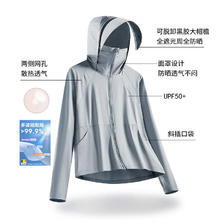 夏季新款防晒衣男女同款情侣UPF50+防紫外线防晒服户外运动外套女