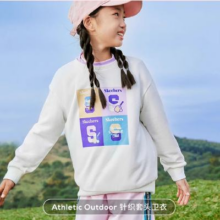 plus会员：SKECHERS 斯凯奇 儿童针织套头卫衣 三色可选 *3件