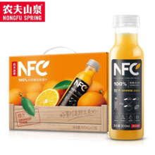 plus会员：农夫山泉  NFC橙汁300ml*10瓶 礼盒装