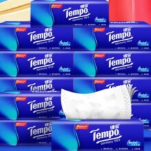 PLUS会员：TEMPO 得宝 经典天然无香抽纸 4层*90抽*12包/箱*3件