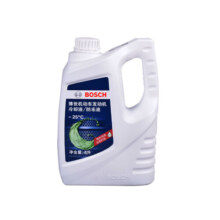 博世（BOSCH）防冻液 汽车水箱宝发动机通用冷却液绿色 冰点-25℃ 4L装