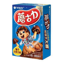 好丽友 蘑古力饼干 48g×10件
