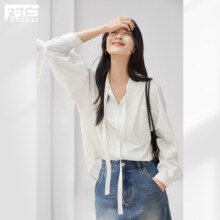2024 春装立领女式长袖衬衫