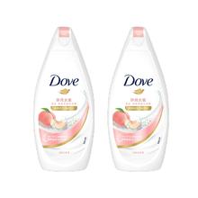 Dove/多芬 桃悦水透沐浴露300g*2