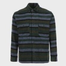 ZARA 男士复古拼色保暖翻领外套 07545414445
