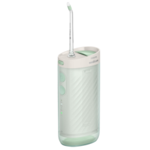 飞利浦（PHILIPS）伸缩便携冲牙器洗牙器 情侣款送男/女友礼物 中秋节礼物 3种模式含3款专业喷嘴小净瓶HX3331不焦绿