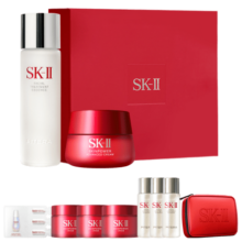 京东百亿补贴、plus会员：SK-II 神仙水230ml+面霜50g水乳护肤品套装化妆品全套sk2生日礼物skii