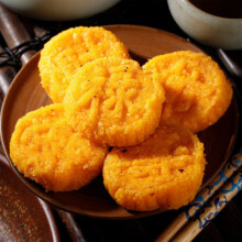 三全中式早餐系列 豆沙南瓜饼300g 任选10件