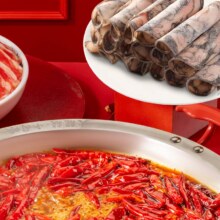 大龙燚 乌鸡卷180g 肉卷四川火锅配菜烧烤煮汤麻辣烫冷冻肉卷