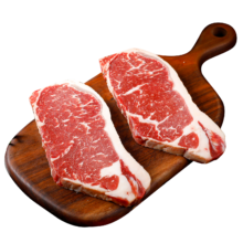 plus会员:鲜京采 原切草饲牛排组合1.2kg/9片 眼肉3片板腱6片健身牛肉*2件