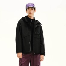 Plus:网易严选  三合一功能冲锋衣 星际黑 L