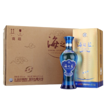 概率券，Plus会员:洋河 蓝色经典 海之蓝  52度 480ml*6瓶 整箱装